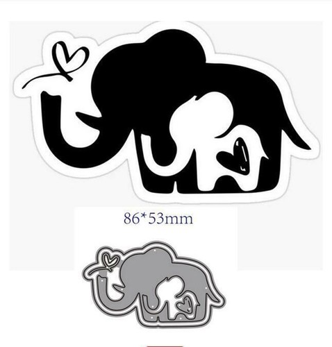 Liebevoller elefant metall - liebevoller,
