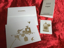 Chanel Magnet "Vogelkäfig" Coco Mademoiselle m. passender Grußkarte und Probe