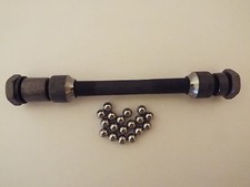 Hohlachse HR Spezialstahl CroMo 10 mm x 140 mm Fahrradachse Achse Fahrrad#50404