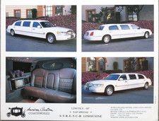Lincoln Town Car 60 V.I.P. Special STRETCH Limousine USA Prospekt Blatt Brochure