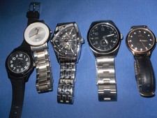 5 Armbanduhren teils defekt