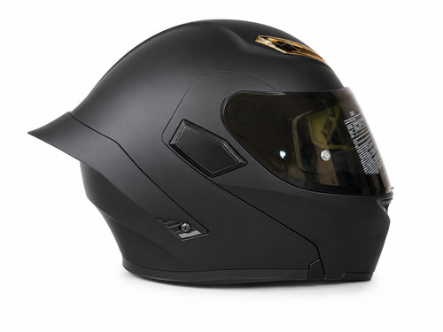 Motorradhelm schwarz gold - motorradhelm, schwarz/gold