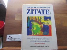 Das grosse Handbuch der Zitate