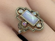 Ring  Opal & Diamant    375er