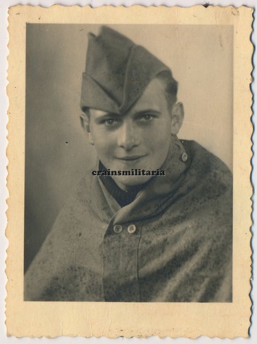 Genuine photo portrait soldier - photo,