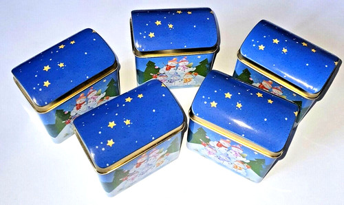 Kleine metalldosen - 5x,