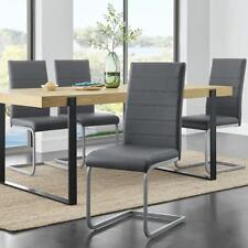 Leder Freischwinger Stuhl