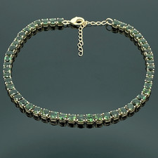 ARMBAND AUS 375/- GELBGOLD MIT TURMALIN FACETTENREICH SCHMUCKJAGD