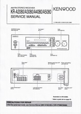 Service Manual-Anleitung für Kenwood KR-A2080, KR-A3080, KR-A4080, KR-A5080 