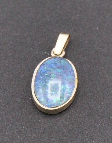 Weißgold anhänger opal 585 - ,