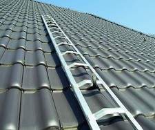 Dachleiter Alu Dachdeckerauflegeleiter 7,60m, frei Haus