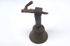 antike Messing Spiral Tür - glocke Schelle No. 10 mit Schmiedenagel Geläut Laden