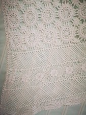 bettdecke doppel gehäkelt handarbeit