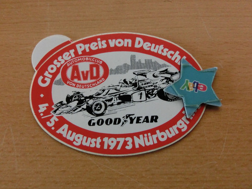 Avd formel sticker - 1, sticker/aufkleber