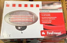 TerrassenHeizstrahler elektrisch, Wandmontage,500/1000/1500W FireFriend