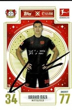 Ibrahim Maza BAYER LEVERKUSEN MATCH ATTAX 2025/26 signiert-Nr:210-25/26 original