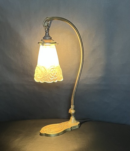 Jugendstil lampe bronze - jugendstil,