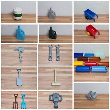 Lego Duplo Trog Tränke Forke Ölkanister Stemmhammer Spaten Schraubenschlüssel
