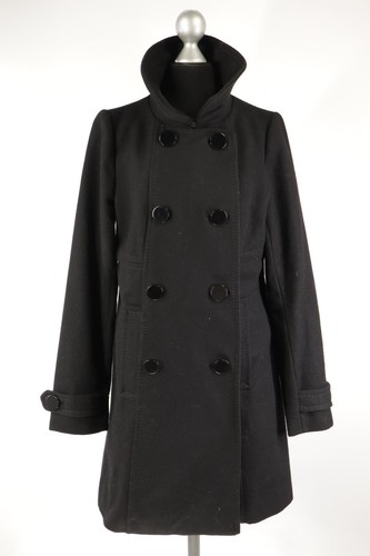 Schwarzer mantel 38 s - h&m,