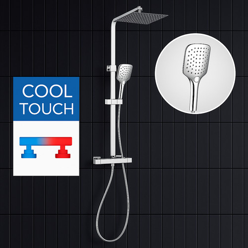 Cool touch thermostat duschset - touch,