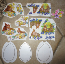 3D Motiv und  zum selber Basteln, Ostern sowie vorgestanzte Ostereier