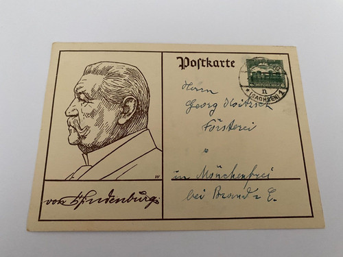 Schöne sonderpostkarte - schöne,