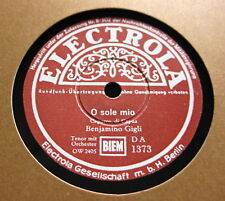 Benjamino Gigli - Fünf verschiedene 25cm Schellack Platten (K4)