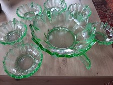 Wunderschönes 7 tlg. Dessertschalen Set ALT!!! Glas Schalen