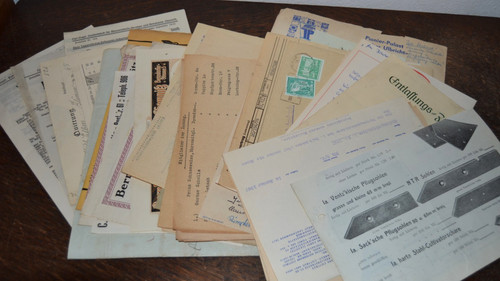 Alte rechnung quittung - 35,