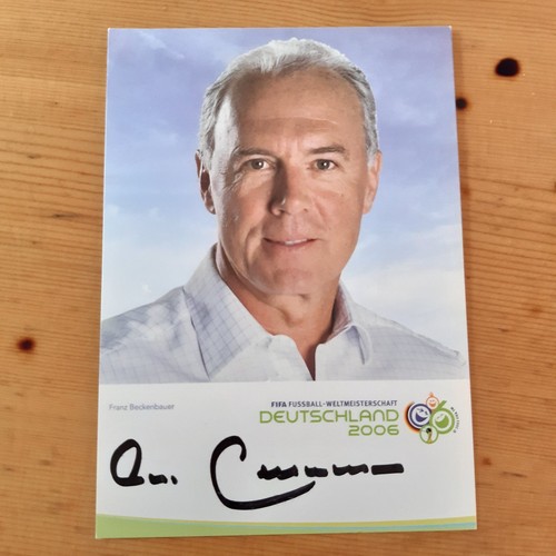 Franz beckenbauer signiert - -,
