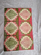 NEU TCM 6x Untersetzer rot