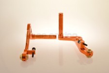 Kart Rennkart Kartsport Pedale Pedalset (Bremspedal & Gaspedal) gold