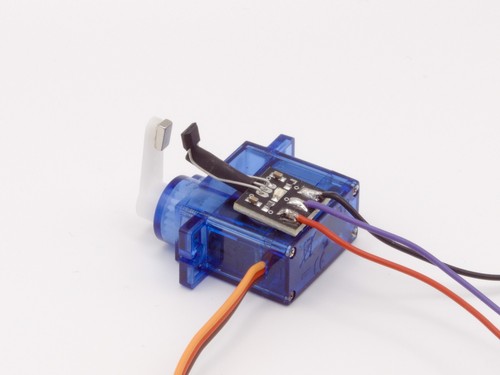 Endlagenmelder für servos und - endlagenmelder,