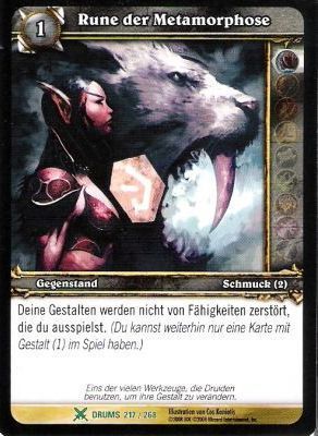 Wow rune der metamorphose - -,