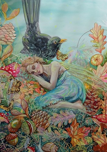 Kay dawson aquarelle - dawson, autumn