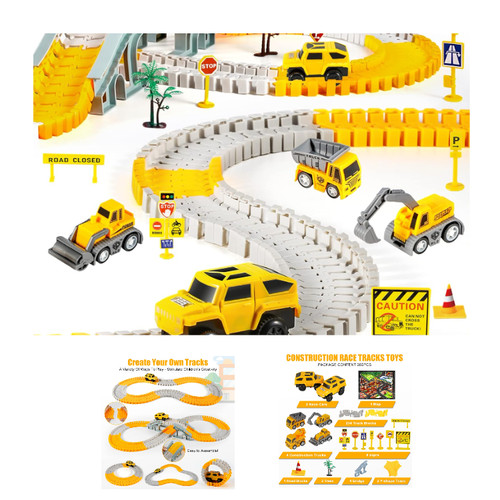 Kizplays 260pcs autorennbahn - kizplays,