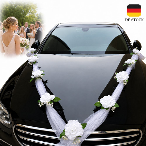 Hochzeit blumen autoschmuck - 9,