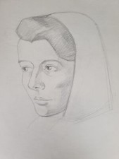 Alte Zeichnung Bleistift auf