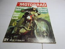 Das Motorrad Zeitschrift    21/1971  BSA 650 ccm