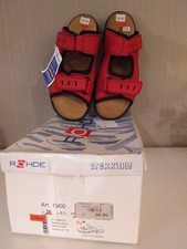 Rohde Leder Damen Pantolette Sandalen Hausschuhe Clogs Gr. 39, Neu