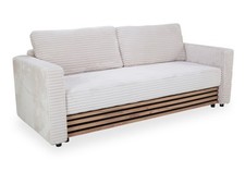 Verwandlungssofa RETHO BHT 232x95x102 cm beige Schlafsofa Funktionssofa
