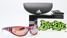 ADIDAS Evil Eye S Sonnenbrille a267 00 6081 Oval Wrap LST Aktiv Metallic Magenta