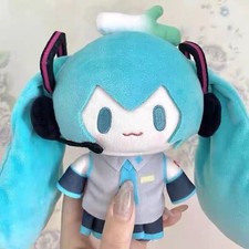 15CM 2025 Neue Anime Hatsune Miku Scallion Figur Kawaii Q version Modell Plüsch