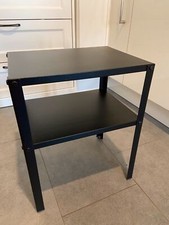 ✅ IKEA KNARREVIK Ablagetisch schwarz Industrielook Beistelltisch Nachttisch NEU✅