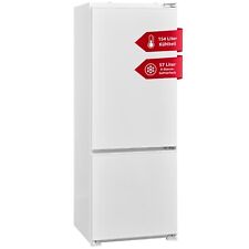 Telefunken Einbau-Kühlgefrierkombination Einbaukühlschrank mit Gefrierfach 144cm