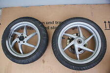 derbi gp1 open alufelgen mit reifen. 120/70-14, 140/60-13