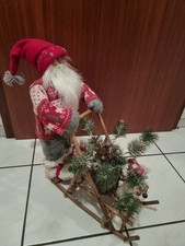Nikolaus Mit Schlitten Ca.50cm