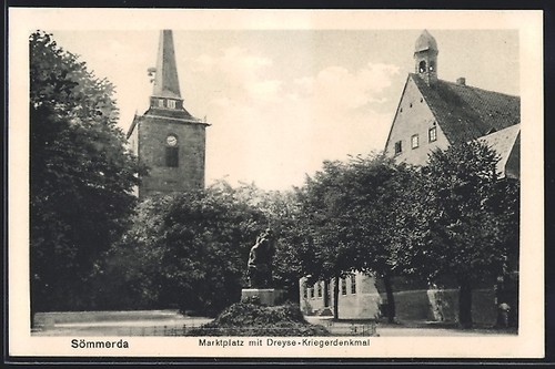 Ansichtskarte sömmerda - ansichtskarte,