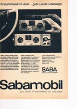 Saba Werbeanzeige Werbung Sabamobil #1 MI