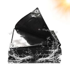 LKW PVC PLANE GEWEBEPLANE  12m X 12m  = 144qm SCHWARZ UV DICHT ÖSEN 650g 0,55mm